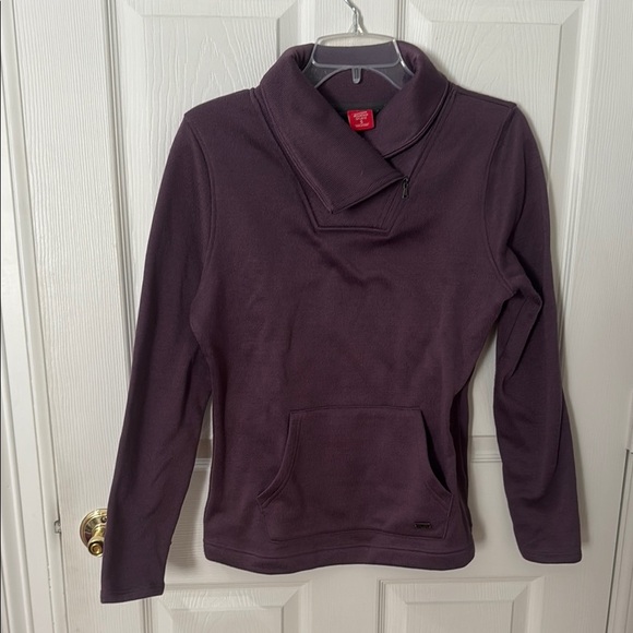 Eastern Mountain Sports Plum half Zip-Up size small - Picture 1 of 5